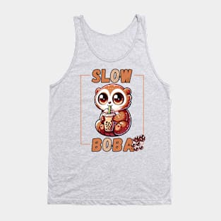 Sip & Savor: Slow Lori's Boba Tea Tank Top